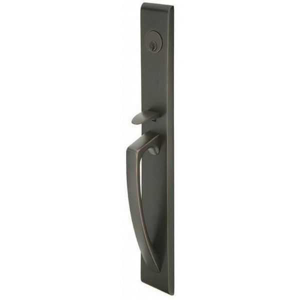 Oil Rubbed Bronze Handleset 4806TRTUS10BLH, EMTEK, Mfr# 4806TRTUS10BLH